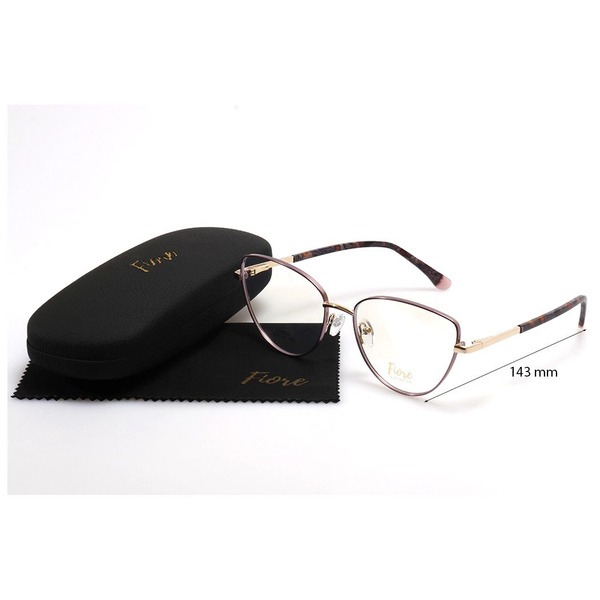 Lilac Butterfly Metal Eyeglass Frames - Jlur Optic 02024640