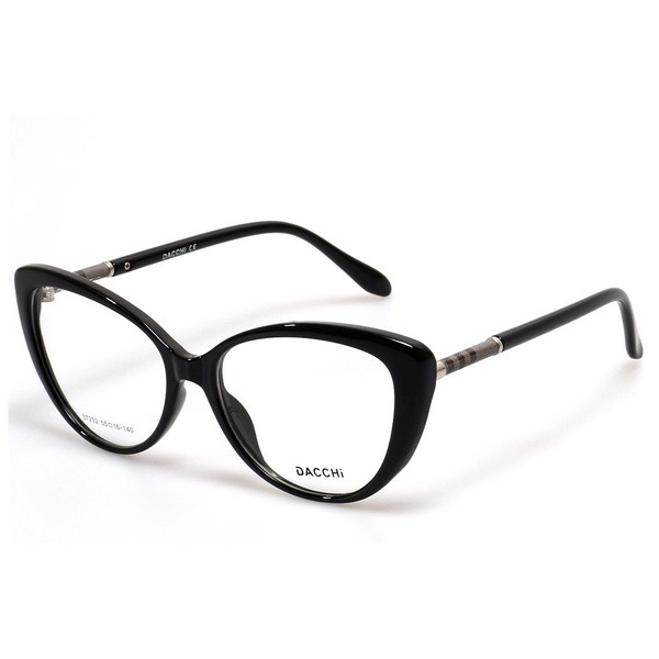 Women's Black Butterfly/Dragonfly Rimmed Plastic Eyeglass Frames
