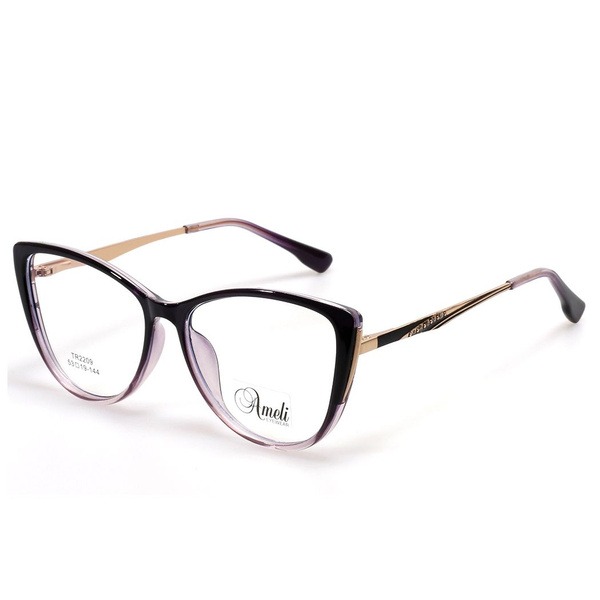 Purple Butterfly/Dragonfly Rimmed Women's Eyeglass Frames - Jlur Optic 02023346