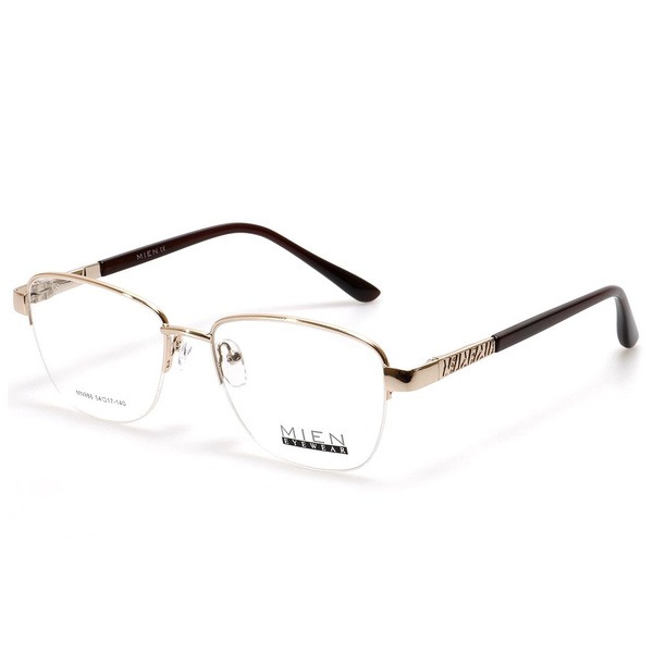 Women's Gold Metal Half-Rim Butterfly Sunglasses - Jlur Optic 02024294