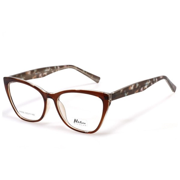 Women's Brown Butterfly/Dragonfly Plastic Rimmed Glasses - Jlur Optic 02022557