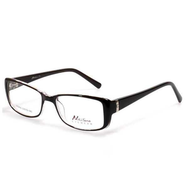 Brown Plastic Rectangle Women's Eyeglass Frames - Jlur Optic 02019183
