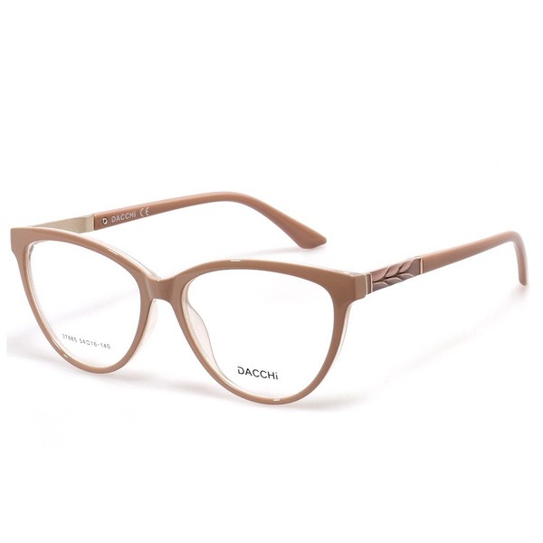 Beige Butterfly/Dragonfly Plastic Eyeglass Frames - Jlur Optic 02021901