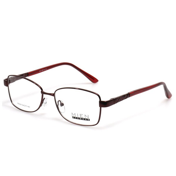 Women's Burgundy Metal Butterfly/Dragonfly Rimmed Glasses - Jlur Optic 02024271