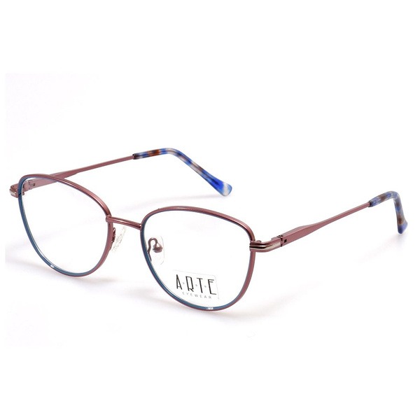 Pink Butterfly Metal Rimmed Women's Glasses - Jlur Optic 02023408