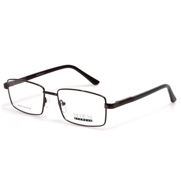 Men's Brown Metal Rectangle Eyeglass Frames - Jlur Optic 02024244