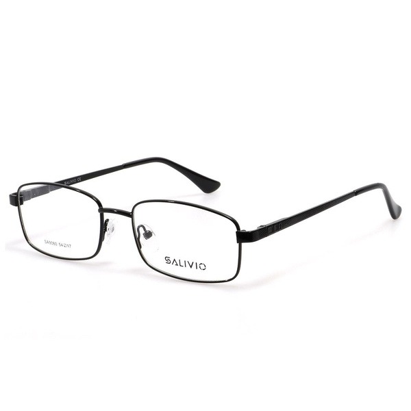Women's Black Metal Oval Rimmed Eyeglass Frames - Jlur Optic 02022437