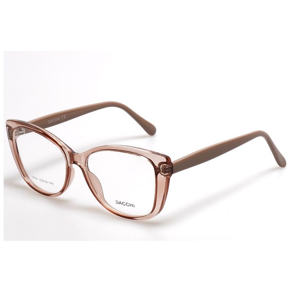Women's Butterfly/Dragonfly Beige Plastic Rimmed Eyeglasses - Jlur Optic 02024510