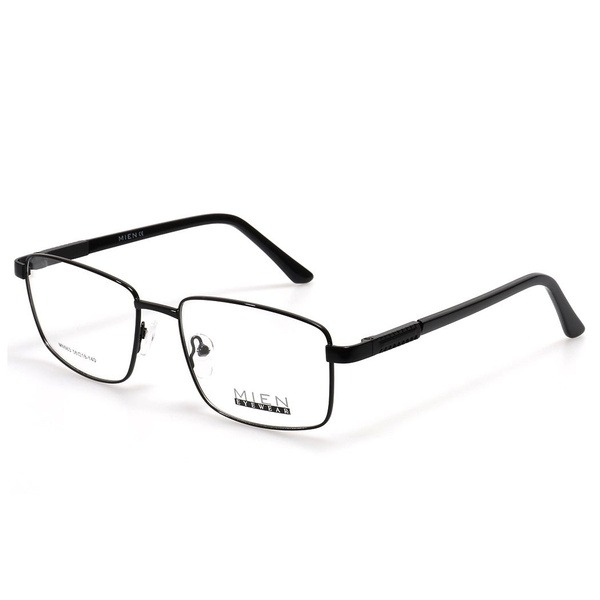 Men's Black Metal Rectangle Eyeglass Frames - Jlur Optic 02024277