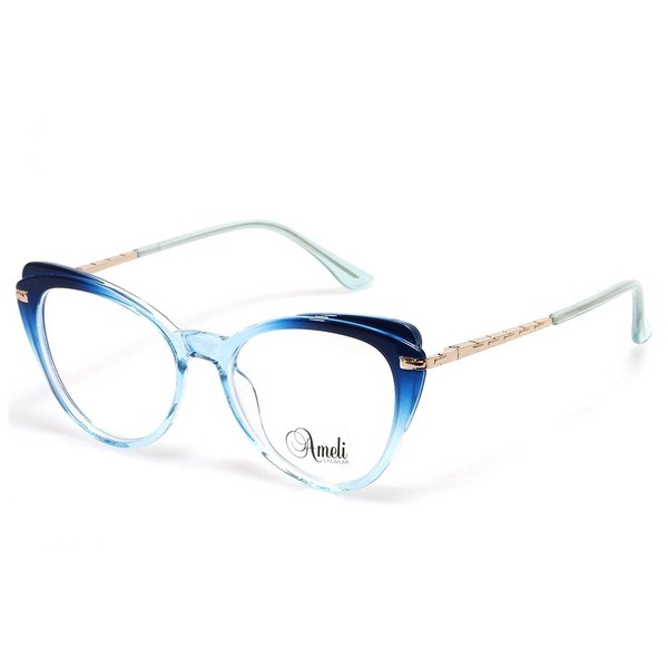 Women's Blue Butterfly/Dragonfly Rimmed Eyeglass Frames - Jlur Optic 02022710