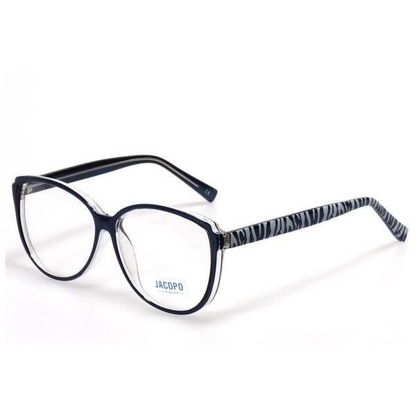 Women's Blue Butterfly/Dragonfly Plastic Rimmed Eyeglasses - Jlur Optic 02023870
