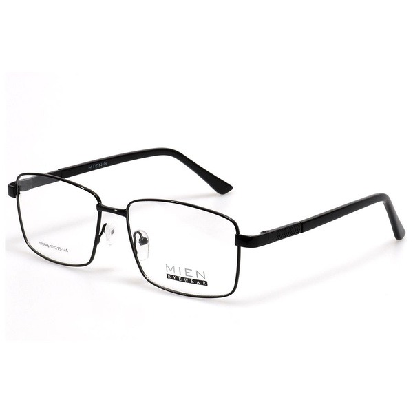 Men's Black Metal Rectangle Eyeglass Frames - Jlur Optic 02024612