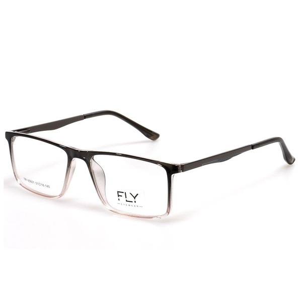 Brown Plastic Rectangle Women's Eyeglass Frames - Jlur Optic 02023280