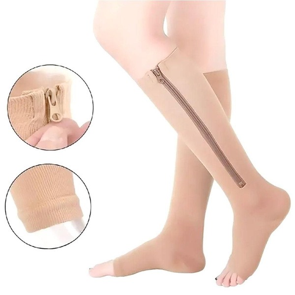 Brown Compression Stockings