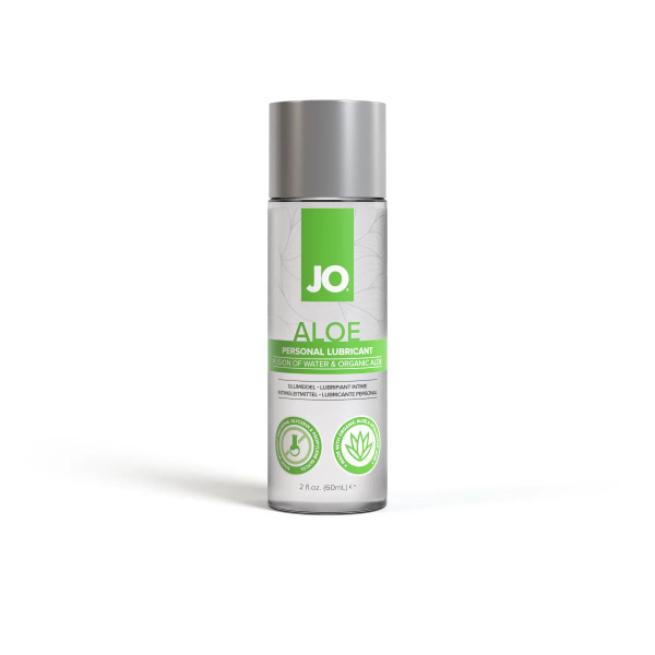 JO Aloe Organic Aloe & Hyaluronic Acid Water-Based Lubricant - 60ml