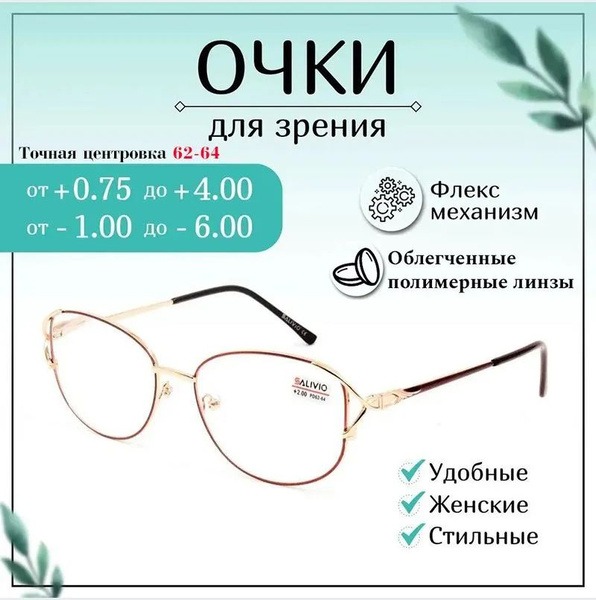 Salivio Women's Reading Glasses +2.00