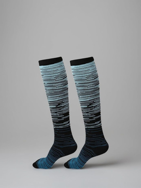 Compression Socks (2 Pairs), Grade 4 Compression, Blue