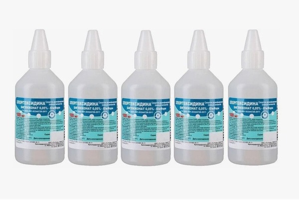 Chlorhexidine Gluconate 0.05% Antiseptic Solution (5 x 100ml)