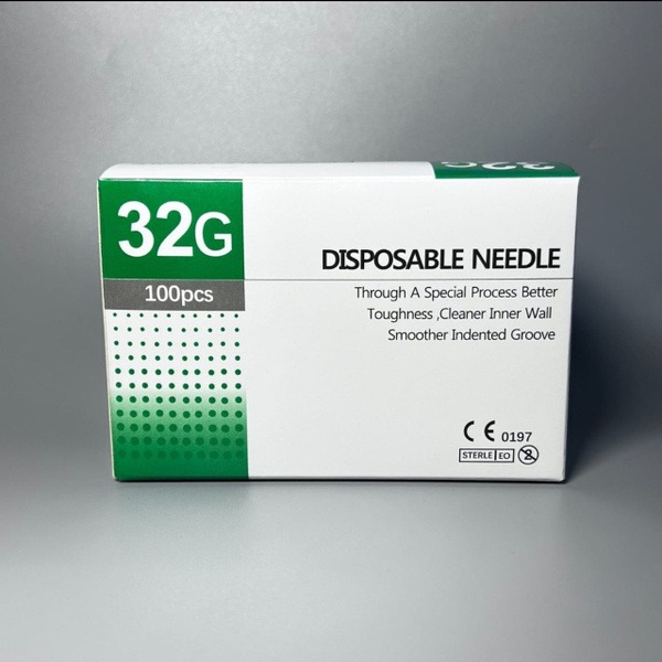 MesoTherapy Needles 32G 0.23x25mm (100 Pack)