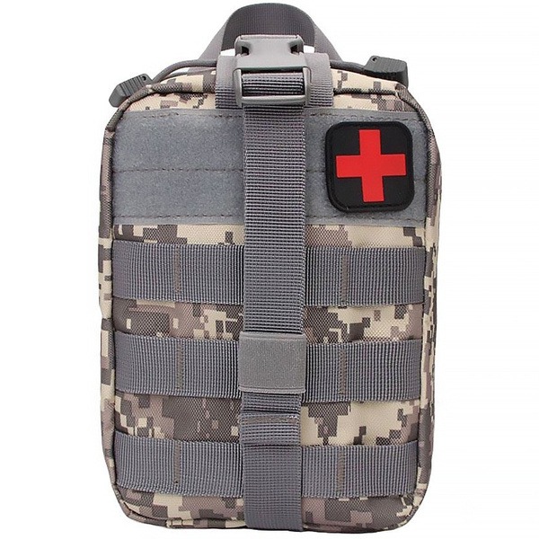 Rusforce Tactical Medical Pouch: 21x15x10cm Emergency First Aid Kit