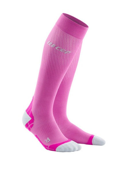 CEP Compression Socks: Pink & Gray, 20-30 mmHg