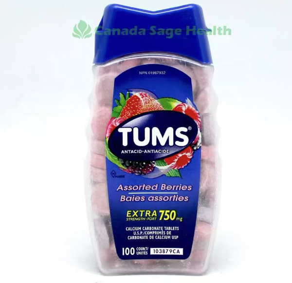TUMS Fruit Chewables: Fast Heartburn Relief, 100 Count