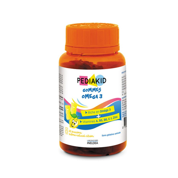 Pediakid Flaxseed Oil with Vitamins Omega 3 (60 Capsules)