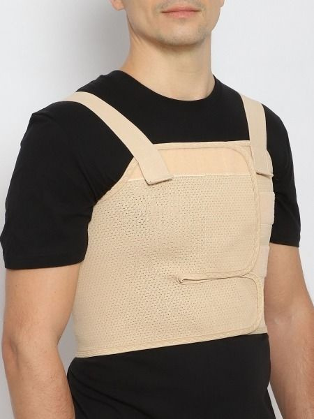 Post-Heart Surgery Compression Vest (Chest 39-47") - B-361 Beige