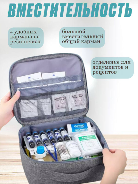 Home & Travel First-Aid Organizer Kit