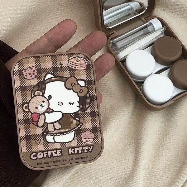 Hello Kitty Rectangular Contact Lens Case