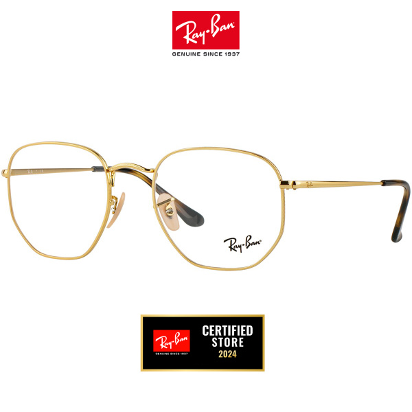 Ray-Ban Hexagonal Sunglasses (6448 2500) - 54mm Large Frame