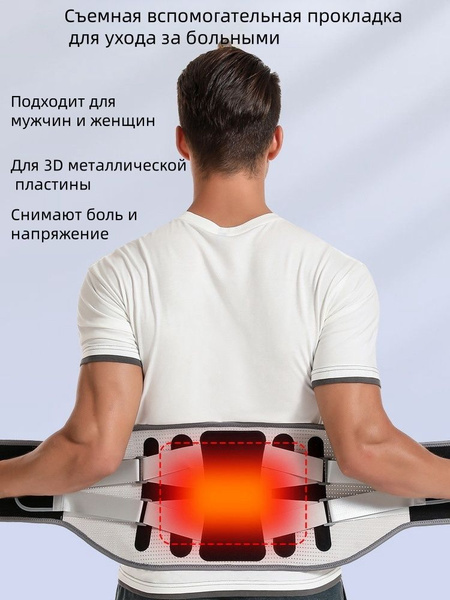 Lumbar Support Belt: Back Brace for Lower Back Pain Relief