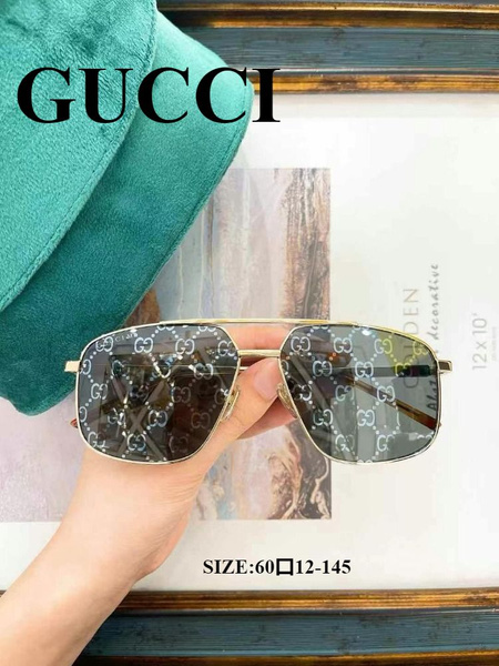 Gucci GG1676S Pilot Sunglasses with Double Bridge