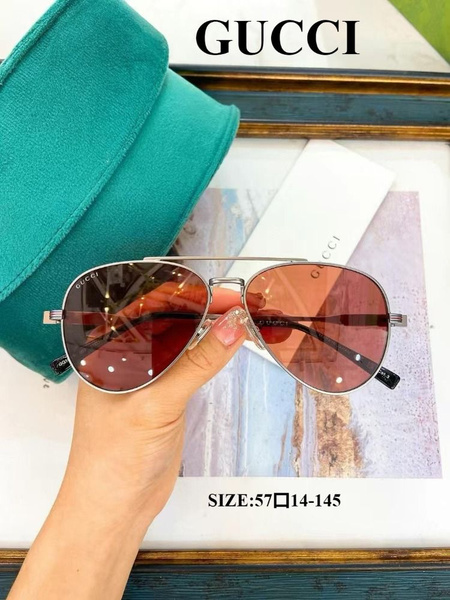 Gucci GG1874S Double Beam Pilot Sunglasses