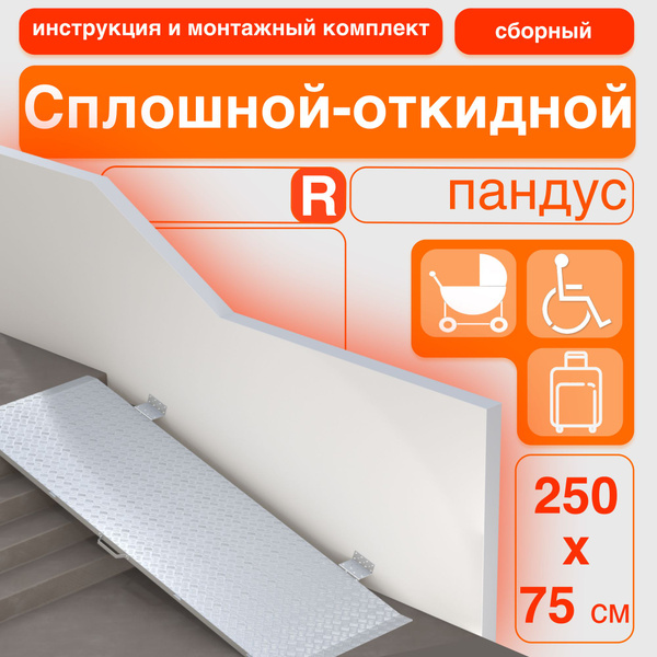 250cm Fold-Down Ramp (Right-Side Mount)