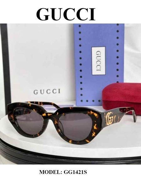 Gucci GG1421S Geometric Sunglasses