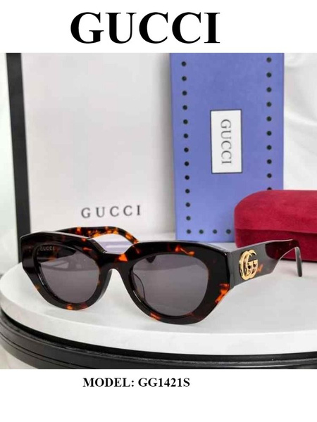 Gucci GG1421S Geometric Sunglasses