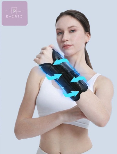 Wrist Brace: Rigid, Adjustable Universal Support