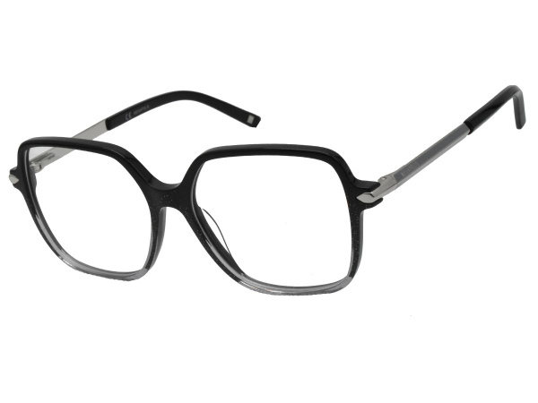 Women's Megapolis 811 Grey Plastic Eyeglass Frames