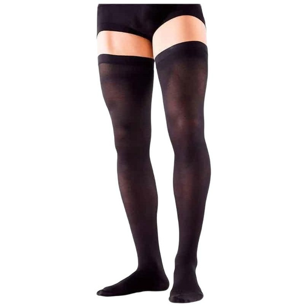 Black Compression Socks - 1 Pair, 20-30 mmHg