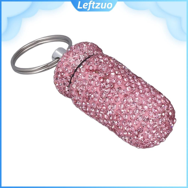 Rhinestone Medicine Bottle