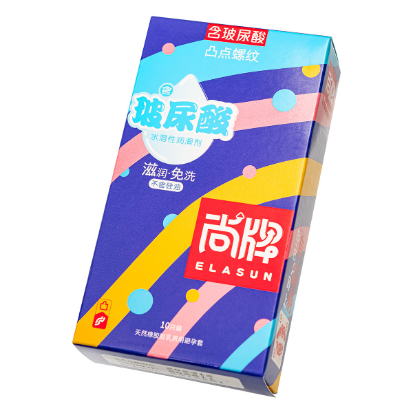 Elasun Ribbed & Dotted Condoms (10 Pack)