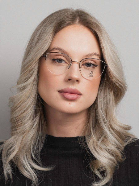 Women's Metal Flex Frame Eyeglasses - Stylish Non-Prescription Frames