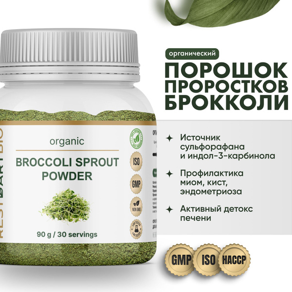 Organic Broccoli Microgreens Powder