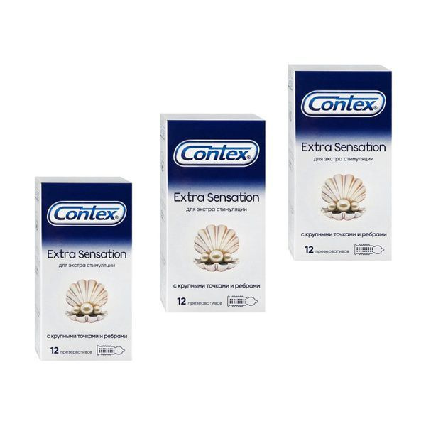 Contex Extra Sensation Condoms, 36-Count