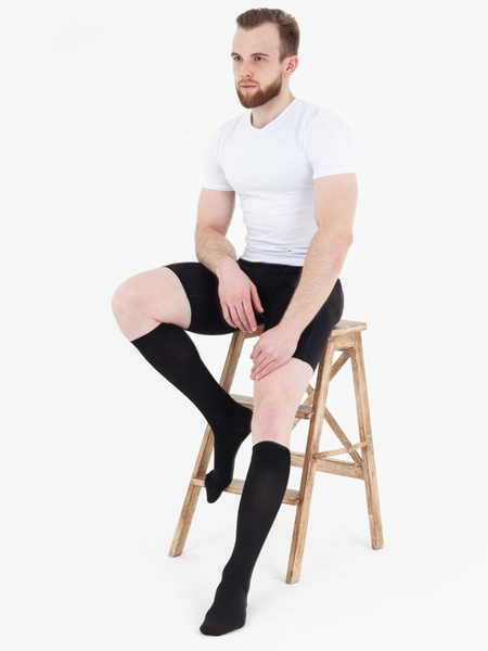 Black Compression Socks, 20-30 mmHg: Medical Grade Support