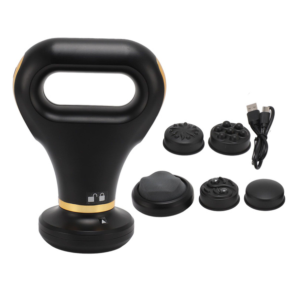 Cordless Rechargeable Cellulite Massager with 6 Heads for Body Shaping