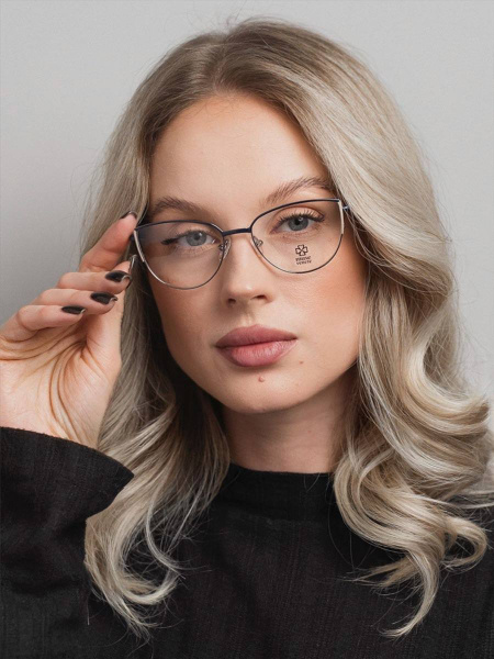 Women's Metal Flex Arm Eyeglass Frames - Fashionable Non-Prescription
