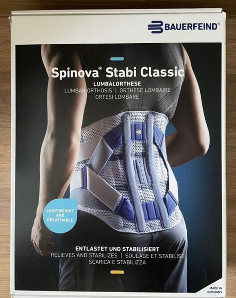 Spinova Stabi Classic Lumbar Support Corset, Size 6