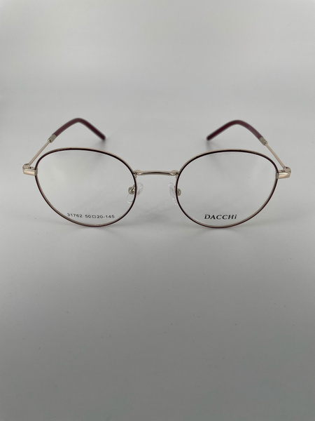 Dacchi D31762: Round Metal Eyeglass Frames (Men's & Women's)